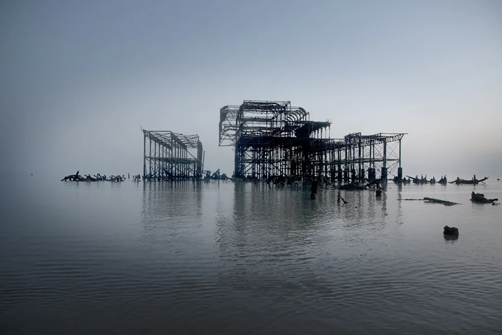 The West Pier in Brighton